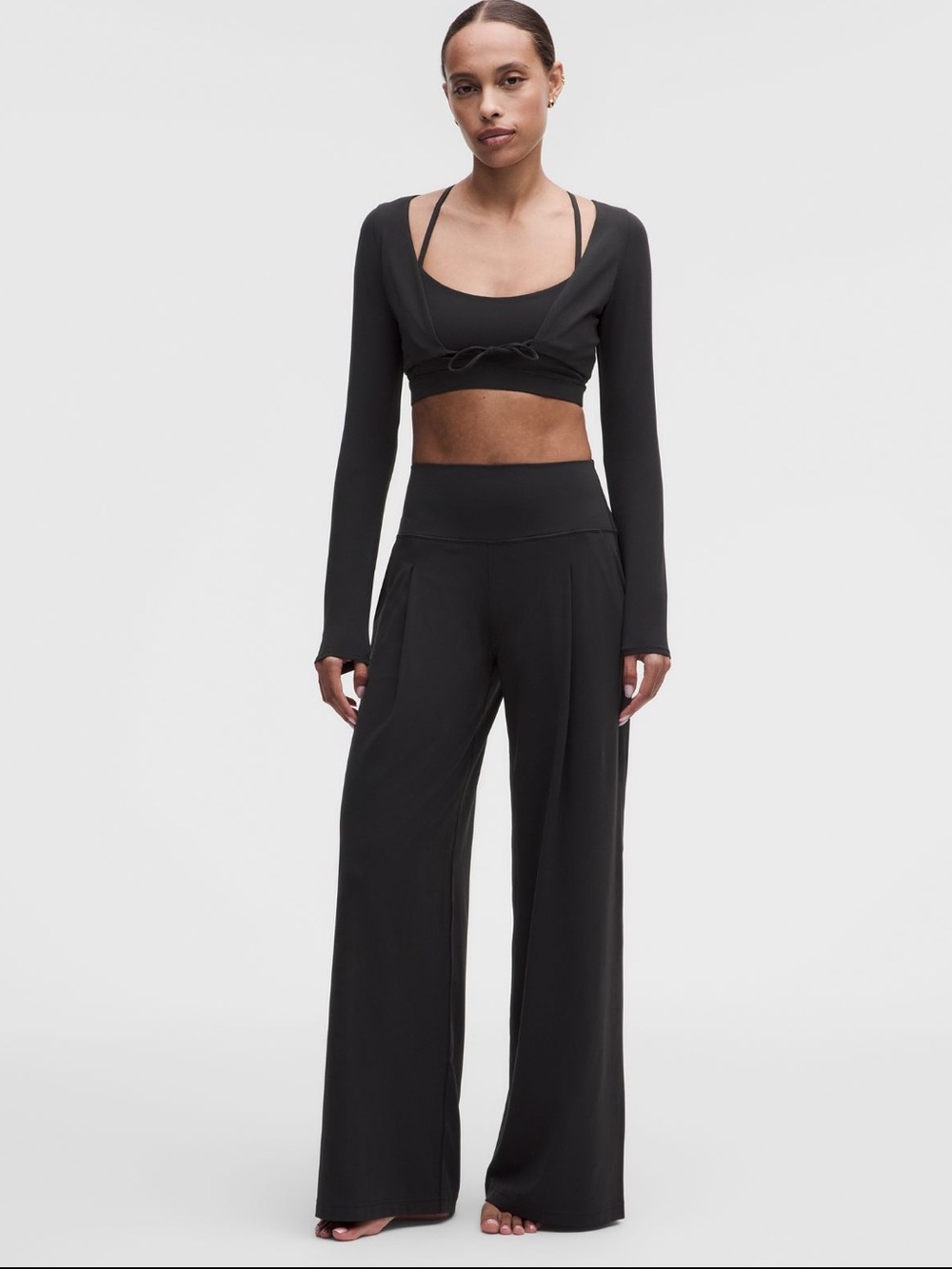 Black Lululemon Align Palazzo Pant - 12 Short